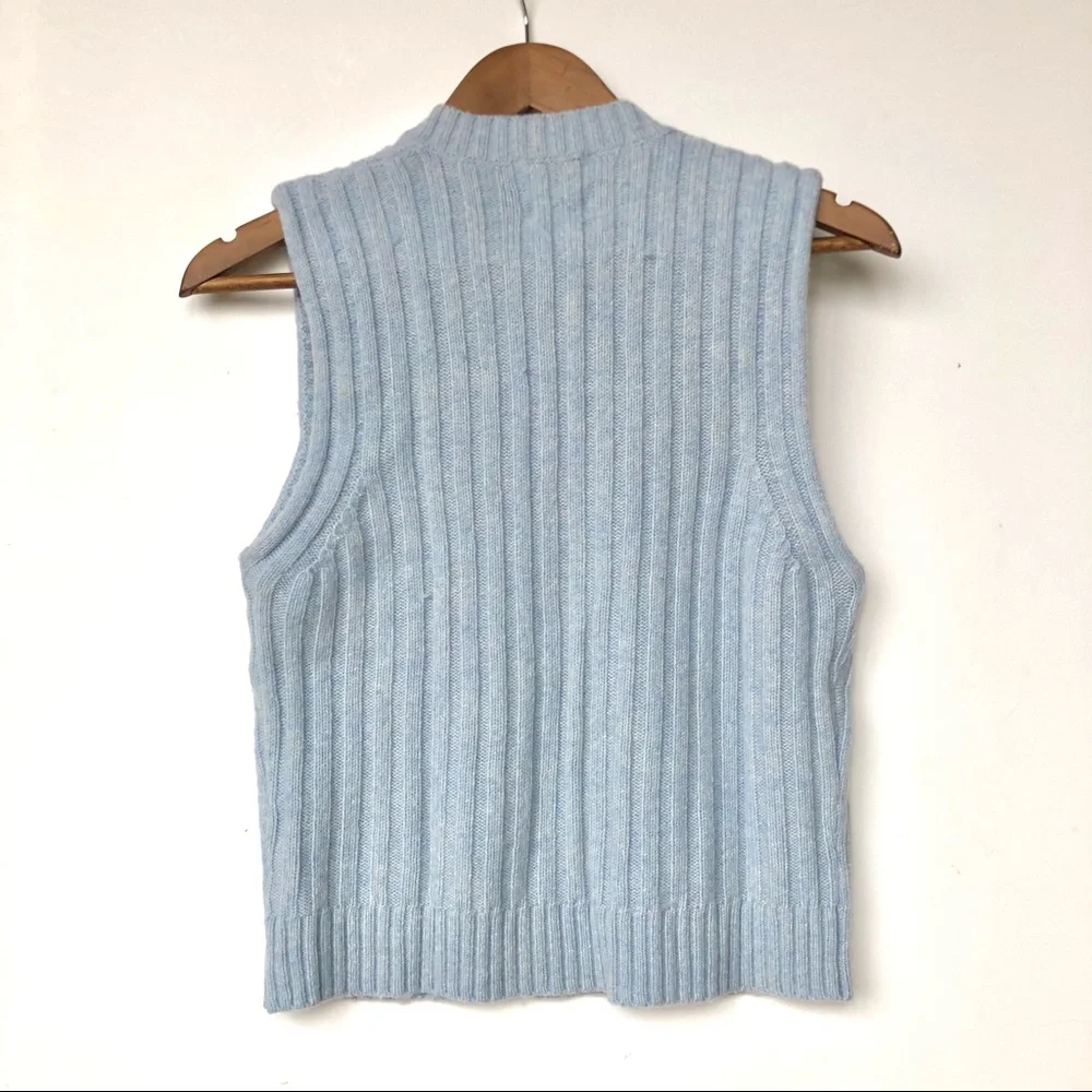 NWT Ganni Wool Blend Sweater w/ Crystal Embellished Buttons - Picture 11 of 15